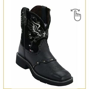 Justin gypsy square toe boots.